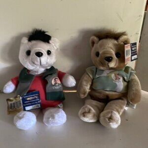 Rare Limited Edition Vintage 2000 NStep w/NSync 2 NSync Chis & JC Plush Toys